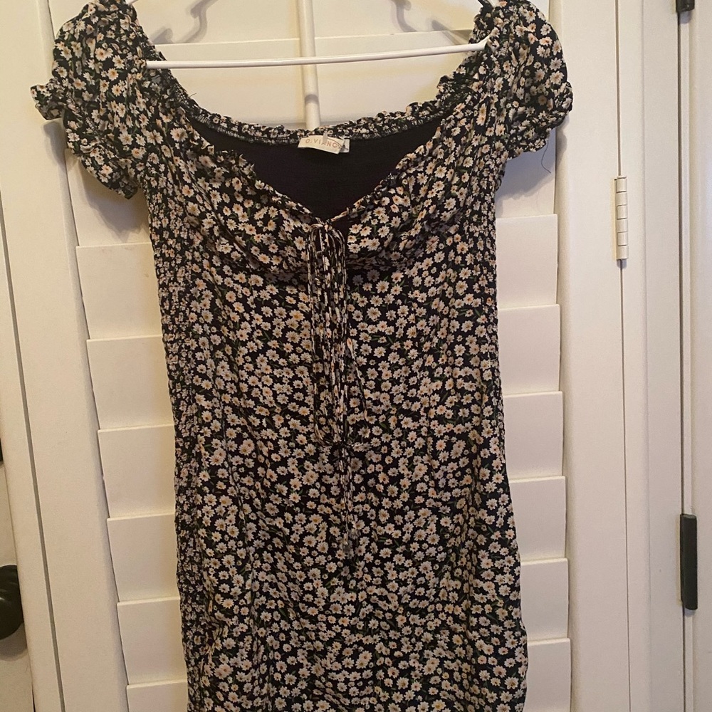 body con flower dress